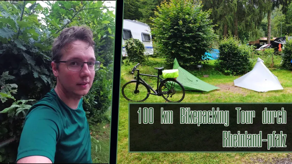 Erste Bikepacking Tour - 100 Kilometer von Lingenfeld nach Erlenbach & Zurück